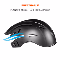 Ergodyne Safety Bump Cap  Baseball Hat Style  Comfortable Head Protection  Short Brim  Skullerz 8950  Navy