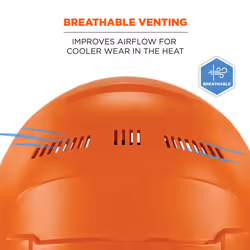 Ergodyne 60270 safety headgear Polyethylene Orange