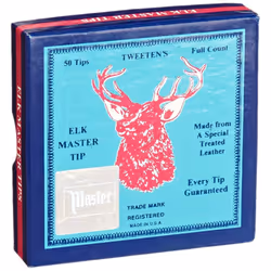 Tweeten Elk Master 13 mm Soft Leather Billiard/Pool Cue Tips  Box of 5