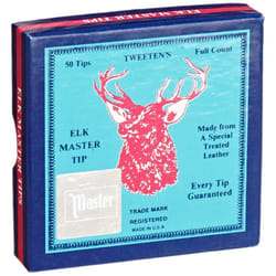 Tweeten Elk Master 13 mm Soft Leather Billiard/Pool Cue Tips  Box of 5