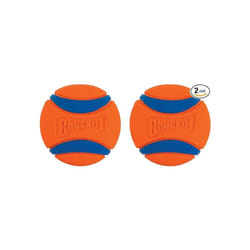 ChuckIt! Ultra Ball Dog Toy, Durable High Bounce Floating Rubber Dog Ball, Launcher Compatible Toy For Dogs, Medium (Pack of 2)