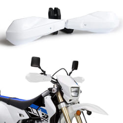AnXin Motorcycle Plastic Handguards 7/822mm and 1 1/828mm Hand Guards Protector Protection For Motocross Dirt Bike off Road ATV White