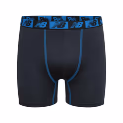 New Balance Boys' 3.5 Underwear Performance Boxer Briefs (4 Pack) Team Red Thunderbolt Camo/Blue Graphite/Team Red/Black Large