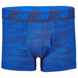 New Balance Men's 3 Premium Performance Trunks (3 Pack) Pigment/Pigment Woodgrain/Black Medium