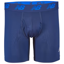 New Balance Men's 6"""" Boxer Brief Fly Front with Pouch  3-Pack  Pigmen