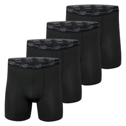 New Balance Men's Standard 5"""" Performance No Fly Boxer Brief (4 Pack)