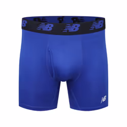 New Balance Men's 6 Boxer Brief 3-Pack  Cadet/Team Royal/Royal  Small29-31