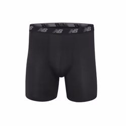 New Balance Mens Standard 5 Performance No Fly Boxer Brief 4 Pack  ThunderThunderBlackBlack  XXLarge