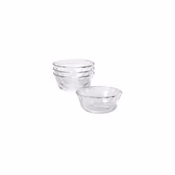 Pyrex, clear glass Original 10 oz custard cup (4 Pack)