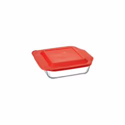 Pyrex Get Dinner Away Large Handle 8" x 8" Square Dish. Making it Easy to Monitor Casserole Cooking and Brownie Baking from a ...