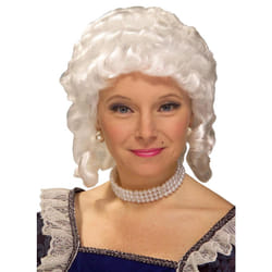 Forum Novelties womens Colonial Woman Wig Party Supplies  White  One Size US