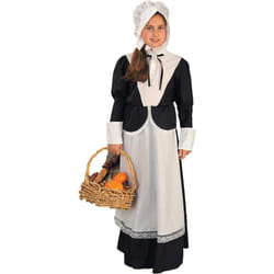 Rubie's Child's Forum Pilgrim Girl Costume  Medium Black/White