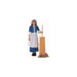 Forum Novelties Childs Colonial Girl Costume Dress  Large