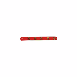 Forum Novelties Deluxe Jingle Bell Strap Red/Silver