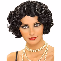 Forum Novelties womens Flapper Costume Wig  Black  One Size US