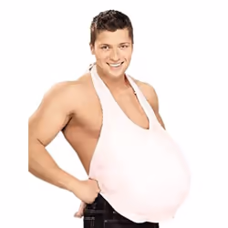 Forum Novelties mens Forum Unisex Belly Stuffer Costume Accessory White One Size US