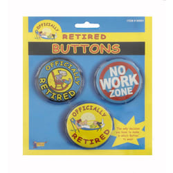 Forum Novelties Officially Retired Buttons