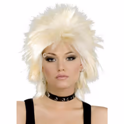 Forum Novelties Party 80s Rock Idol Wig, Blonde