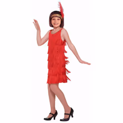 Forum Novelties 20's Flapper Child Costume  Medium   Red
