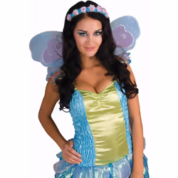 Forum Novelties 66388 Fairy Headband BluegreenPink Adult Standard