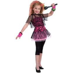 Forum Novelties 80's Rock Star Child Girl's Costume, Medium
