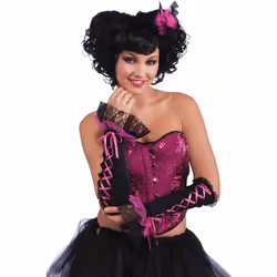 Forum Novelties Burlesque Sleevelete, Purple, Standard