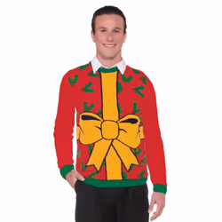 Ugly Christmas Gift Adult Sweater Standard