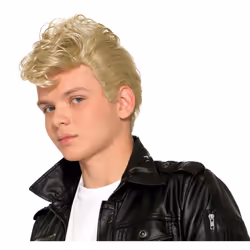 Forum Novelties Men's Standard 50's Greaser Wig-Blonde