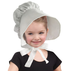 Forum Novelties Child's Colonial Bonnet Hat  White