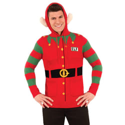 Forum Unisex-Adult's Christmas Sweater  Red/Green  Large