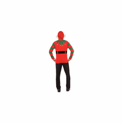 Forum Unisex-Adult's Christmas Sweater  Red/Green  Large