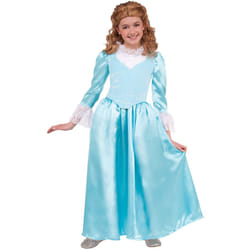 Rubie's Girl's Forum Colonial Lady Costume  Blue  Large
