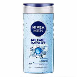 Nivea For Men Pure Impact Shower Gel 250ml