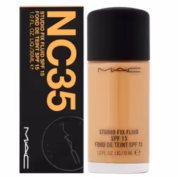 MAC Studio Fix Fluid Foundation NC35 SPF15  1 Fl Oz