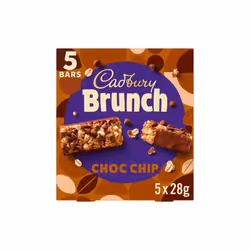 Cadbury Chocolate Chip Brunch Bars (6x35g) - Pack of 2