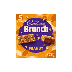 Cadbury Brunch Bar Peanut (5x28g) - Pack of 6