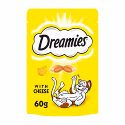 Dreamies Cat Treats with Delicious Cheese (60g) - Pack of 6