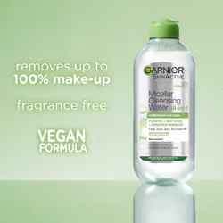 Micellar Cleansing Water For Combination Skin, Gentle Face Cleanser and Makeup Remover, Fragrance Free, Recognised By The British Skin Foundation, Use
