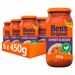 Ben's Sweet & Sour Original Sauce 450g (Pack of 6)