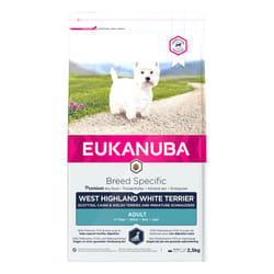 Eukanuba West Highland White Terrier Adult Dog Food  (2.5kg)