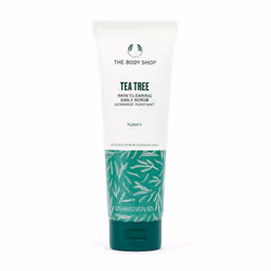 The Body Shop Tea Tree Skin Clearing Daily Face Scrub Exfoliating and Purifying For Blemished Skin Vegan 42 Fl Oz