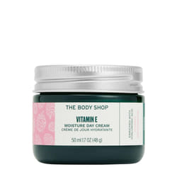 The Body Shop Vitamin E Moisture Cream  Fast Absorbing  Hydrates Moisturizes and Protects  For Dehydrated Skin  17 oz