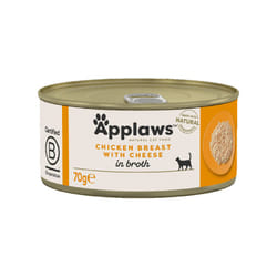Chicken and Cheese Cat Food Tin  by Applaws (70g) (Pack of 2)