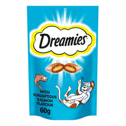 Dreamies Cat Treats with Salmon 60g (PACK OF 6)