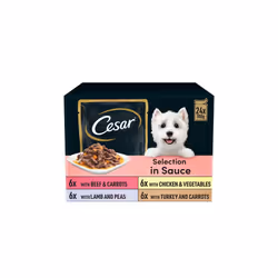 Cesar Favourites Dog Pouches in Sauce 24 x 100g (PACK OF 2)