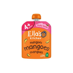 Ella's Kitchen Organic Smooth Mango Puree Stage 1 70g - Pack of 2