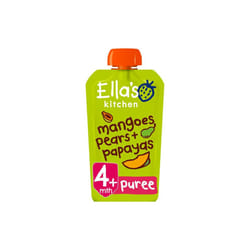 Ella's Kitchen Papayas, Mangoes & Pears Stage 1 120g - Pack of 6