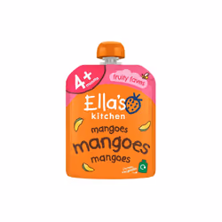 Ella's Kitchen Organic Smooth Mango Puree Stage 1 70g - Pack of 6