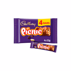 Cadbury Picnic Chocolate Bar 4 per pack