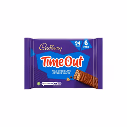 Cadbury Time Out Wafer 6 per pack (Pack of 4)